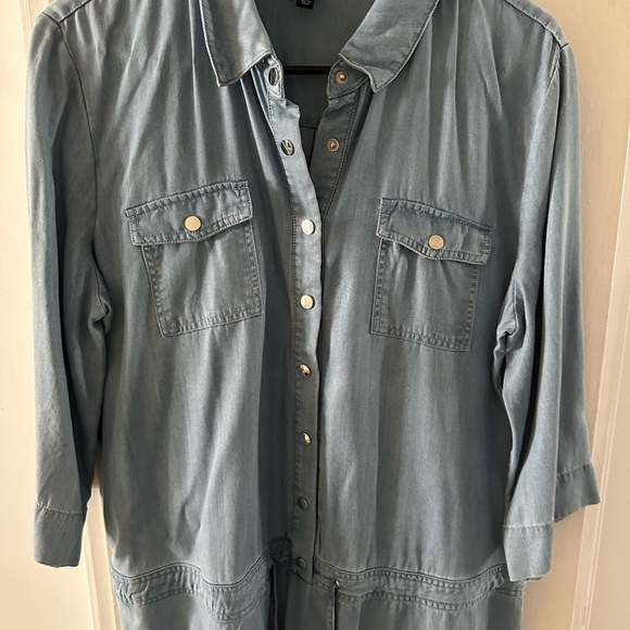 Conrad C Collection chambray denim dress sz 12 - Picture 6 of 6